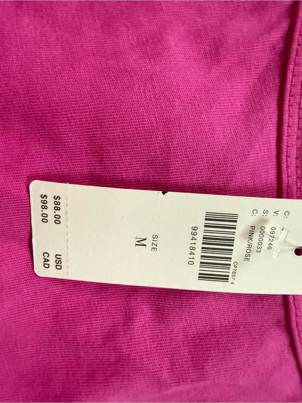 NWT, Celandine pink twist front dress from Anthropologie - Picture 7 of 9